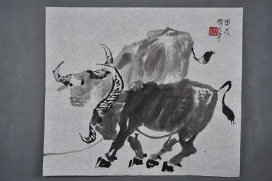 1994年邓文华双牛斗方